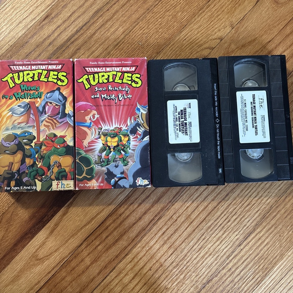 Teenage Mutant Ninja Turtles‎ (VHS, 1990's)